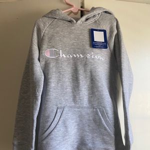 Girls champion grey sweatshirt never worn size S
